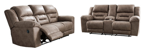 Stoneland Fossil Reclining Living Room Set