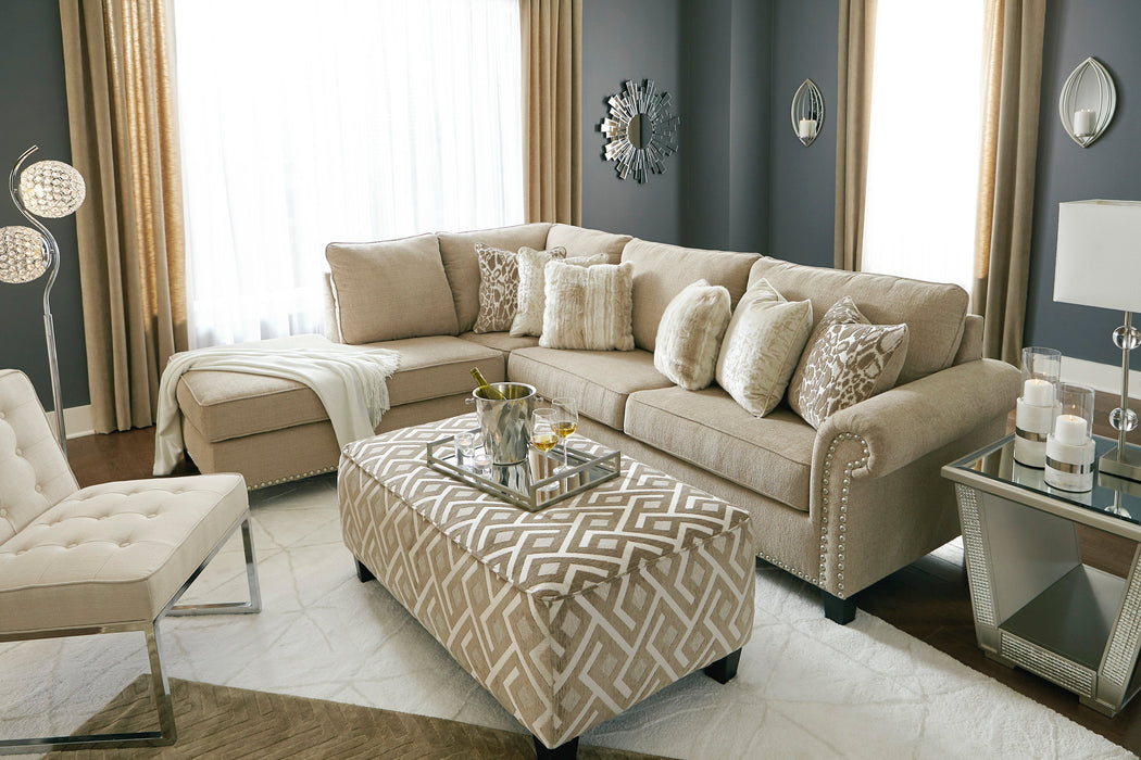 Dovemont Putty LAF Sectional - Lara Furniture