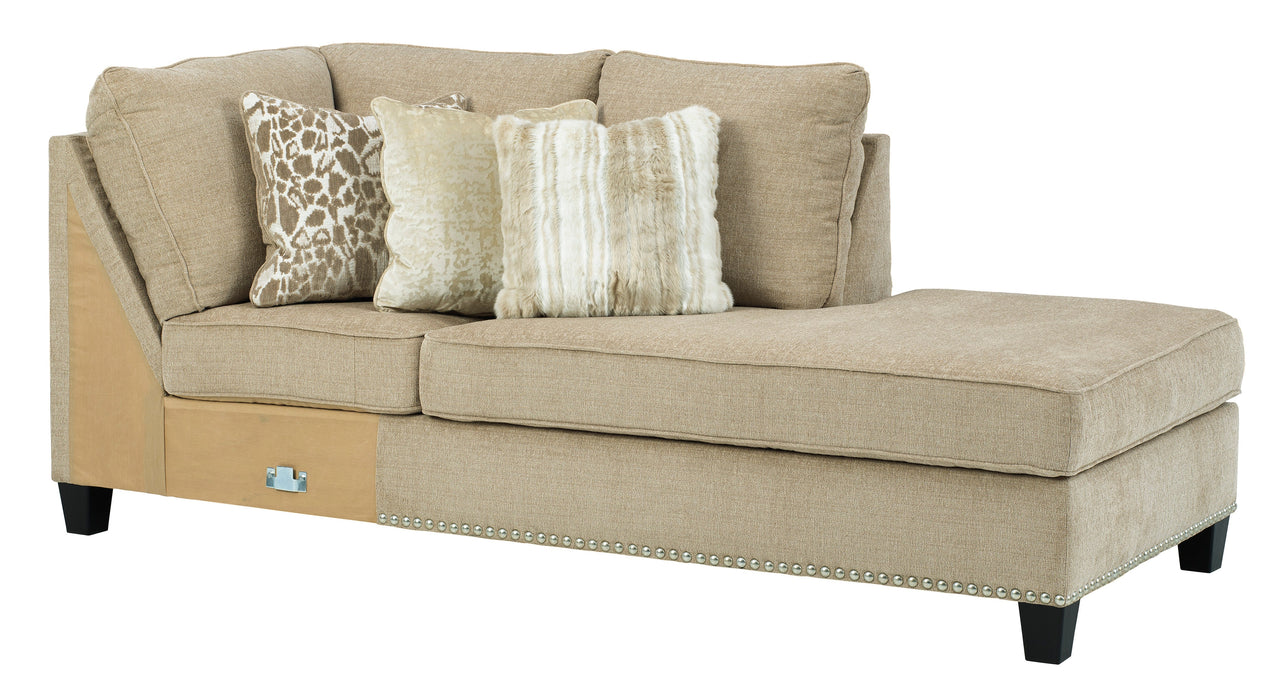 Dovemont Putty RAF Sectional - Lara Furniture