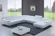 430 Sectional Pure White - i27451 - Lara Furniture