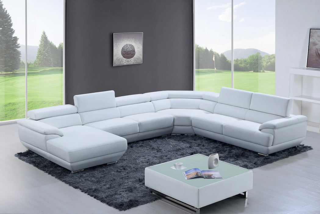 430 Sectional Pure White - i27451 - Lara Furniture