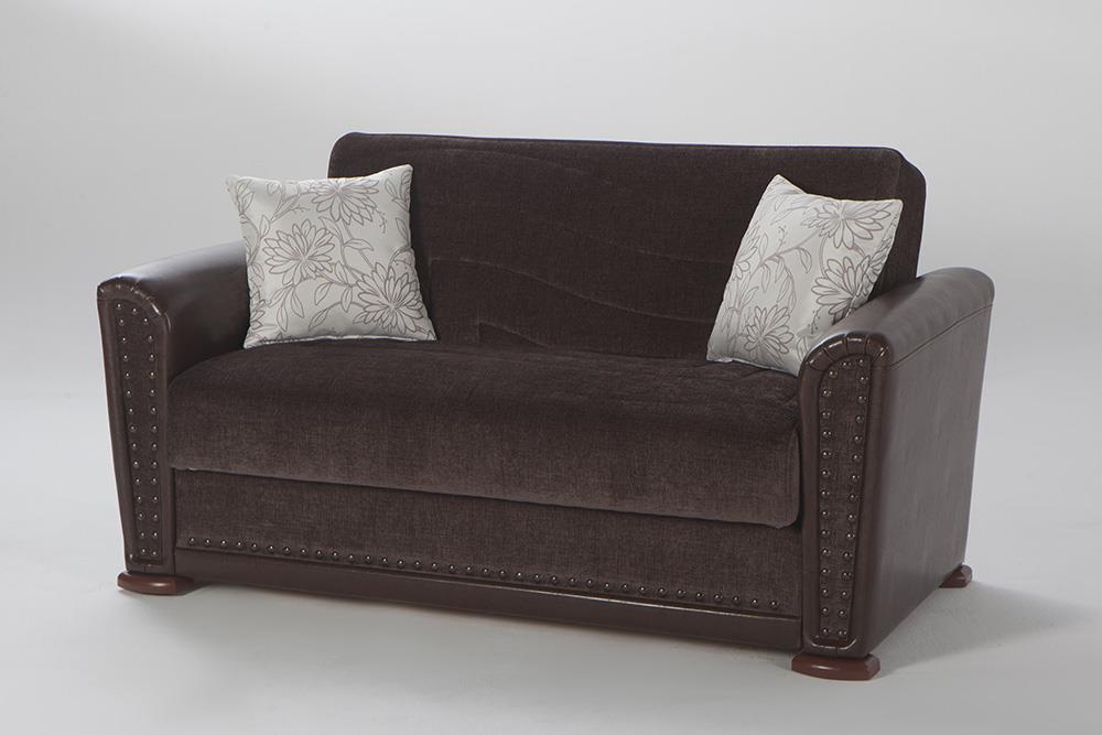 Alfa Redeyef Brown Living Room Sleeper Set