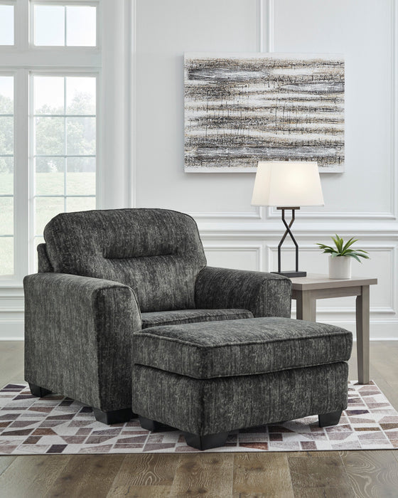 Lonoke Gunmetal Living Room Set