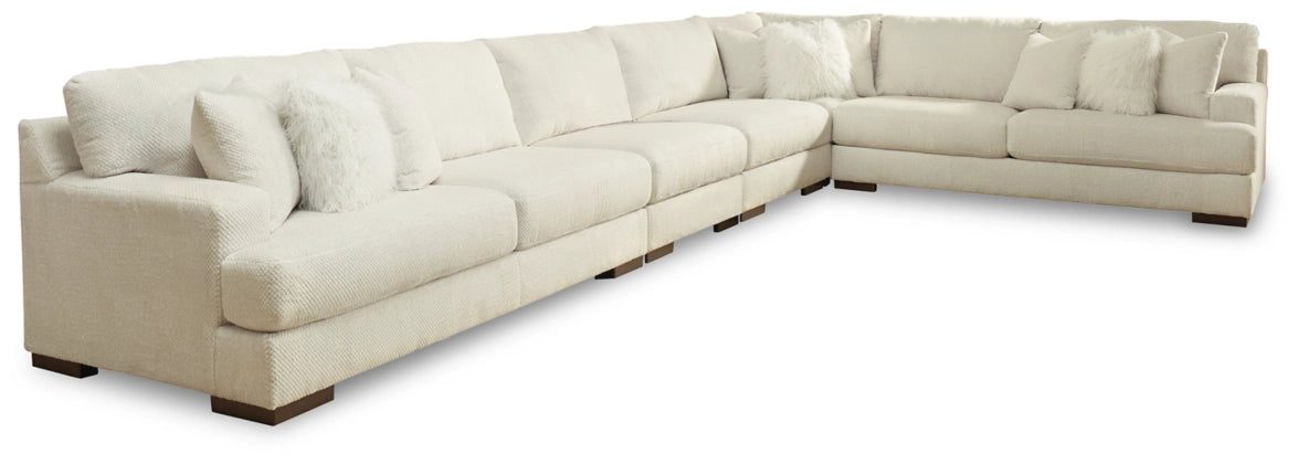 Zada Ivory 5-Piece Sectional