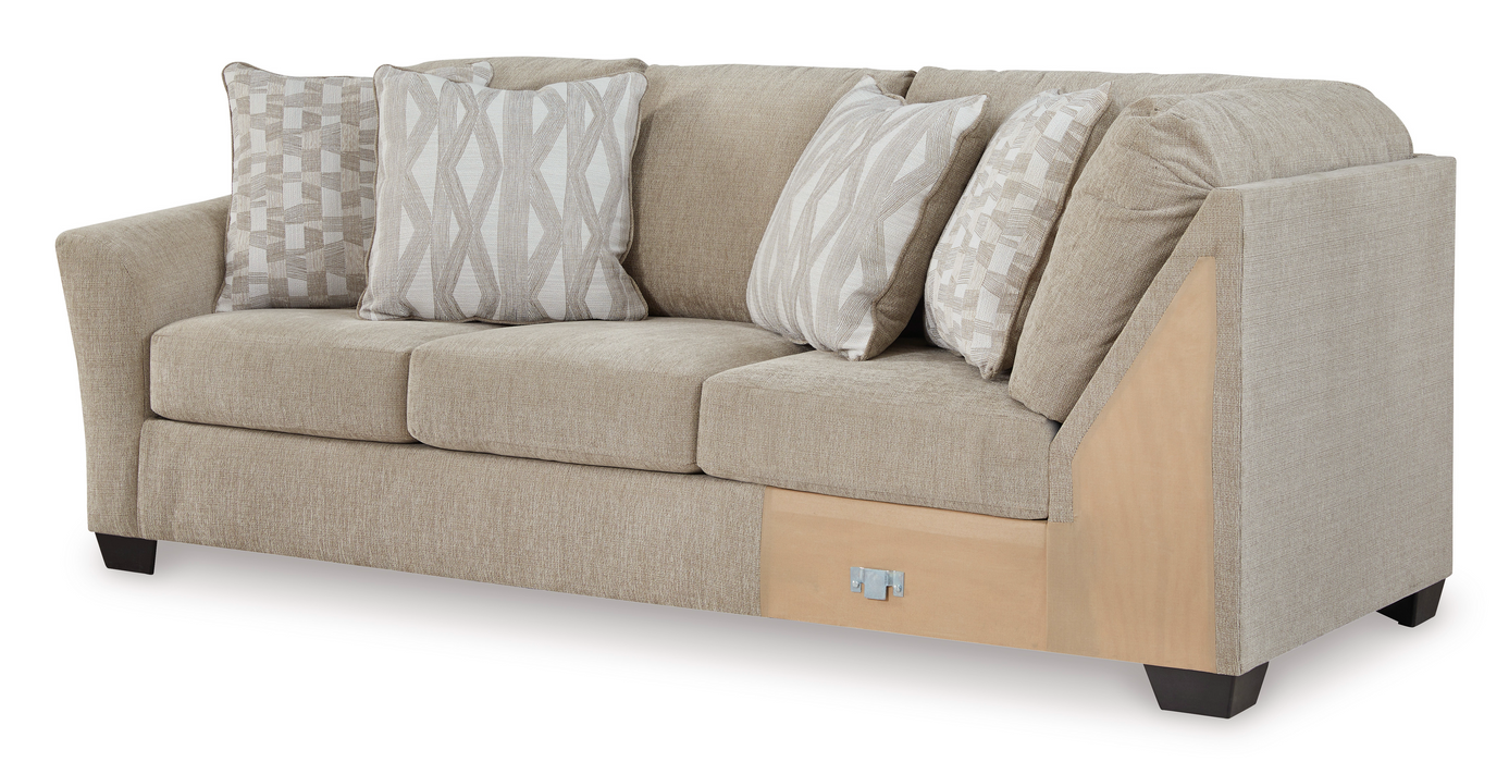 Brogan Bay Cork 3-Piece RAF Cuddler Sectional