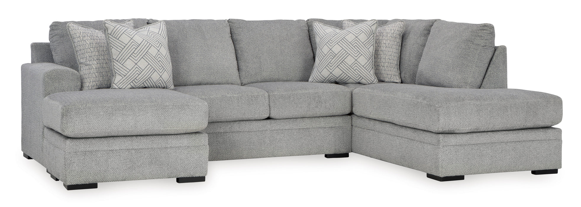 Casselbury Cement 2-Piece RAF Sectional with Chaise