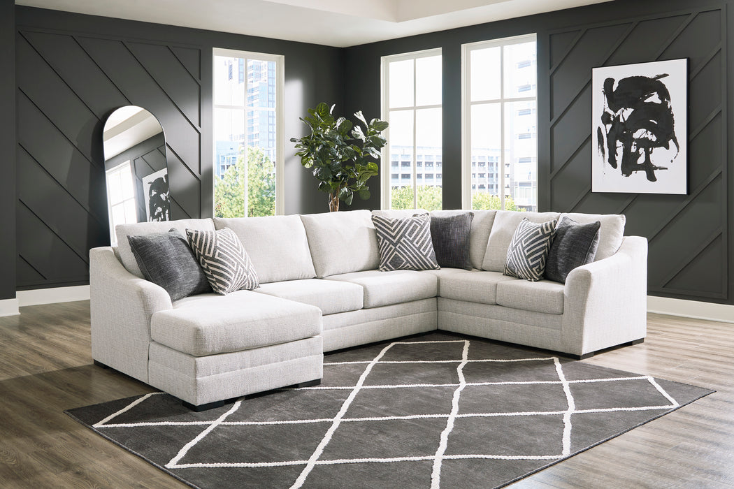 Koralynn Stone  3-Piece  LAF Sectional with Chaise