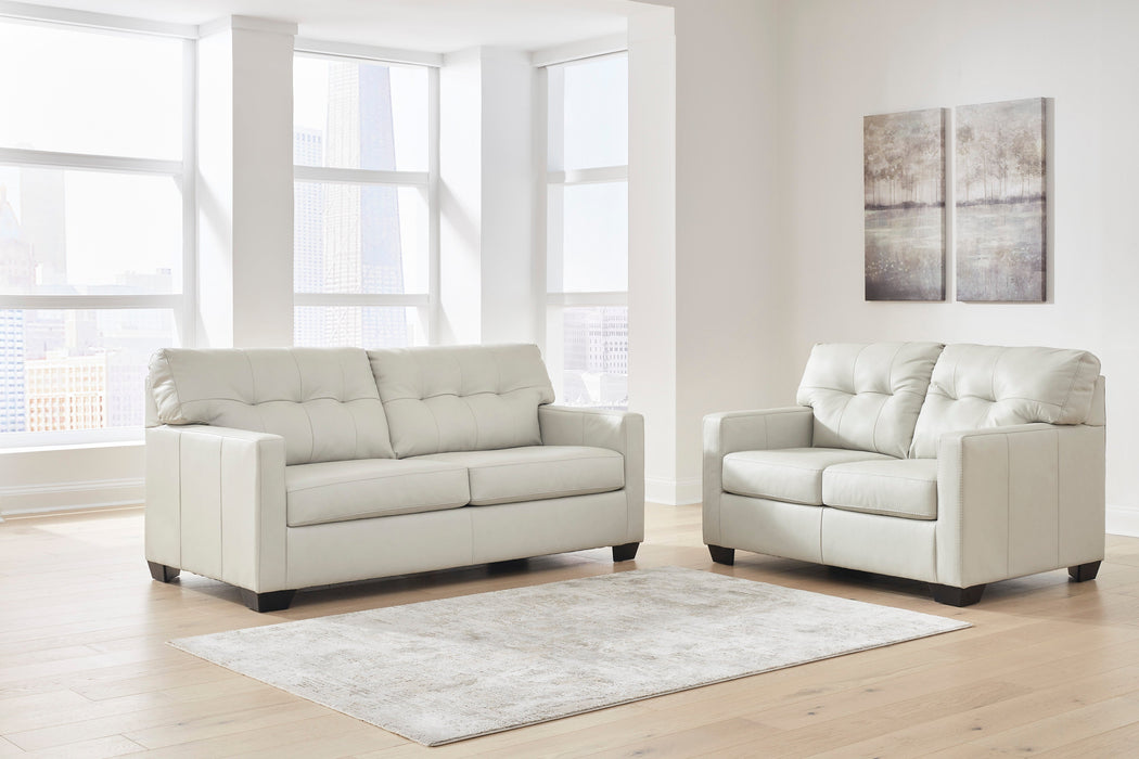 Belziani Coconut Leather Living Room Set