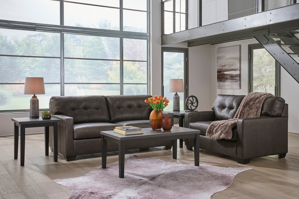 Belziani Storm Leather Living Room Set