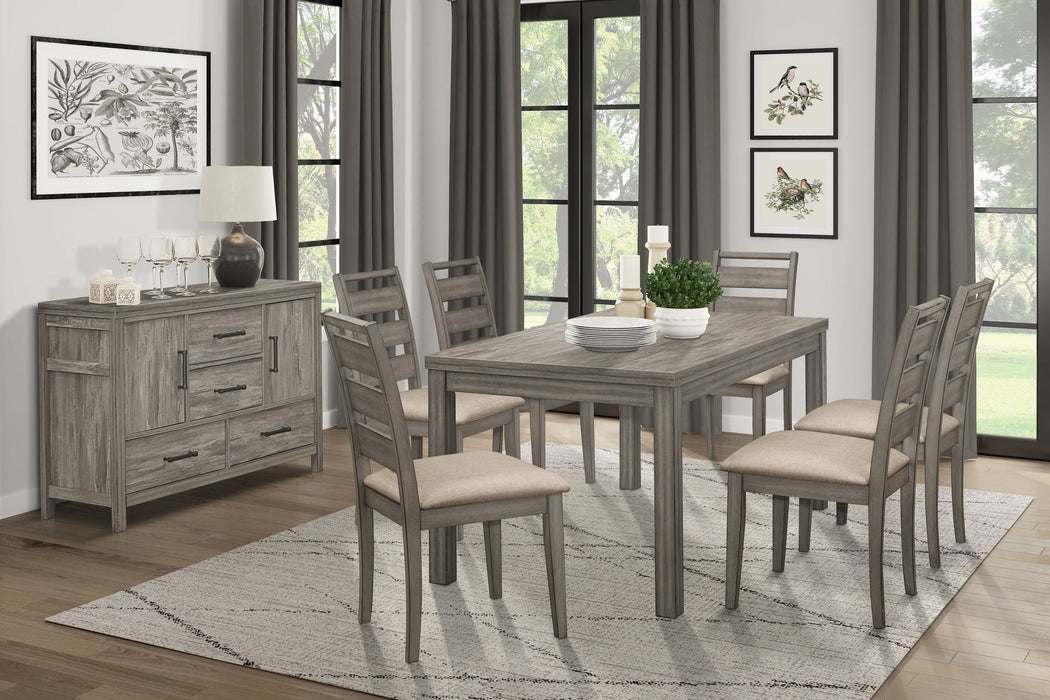 Bainbridge Weathered Gray Dining Set