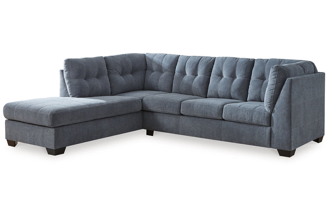 Marleton Denim 2-Piece Sleeper Sectional with Chaise