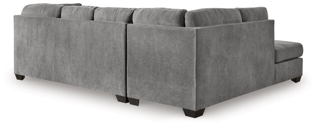 Marleton Gray 2-Piece Sleeper LAF Sectional with Chaise