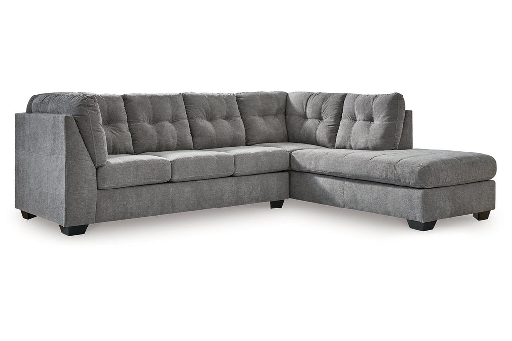 Marleton Gray 2-Piece Sectional with Chaise