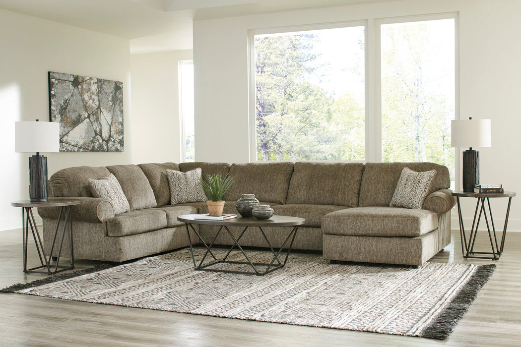 Hoylake Chocolate RAF Sectional - Lara Furniture