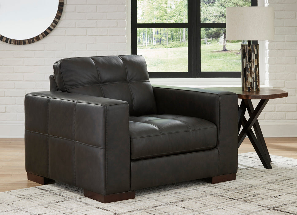 Luigi Thunder Leather Living Room Set