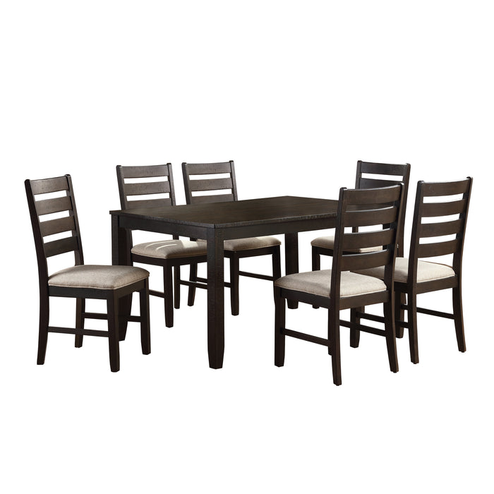 Blair Farm Brown 7-Piece Dining Set