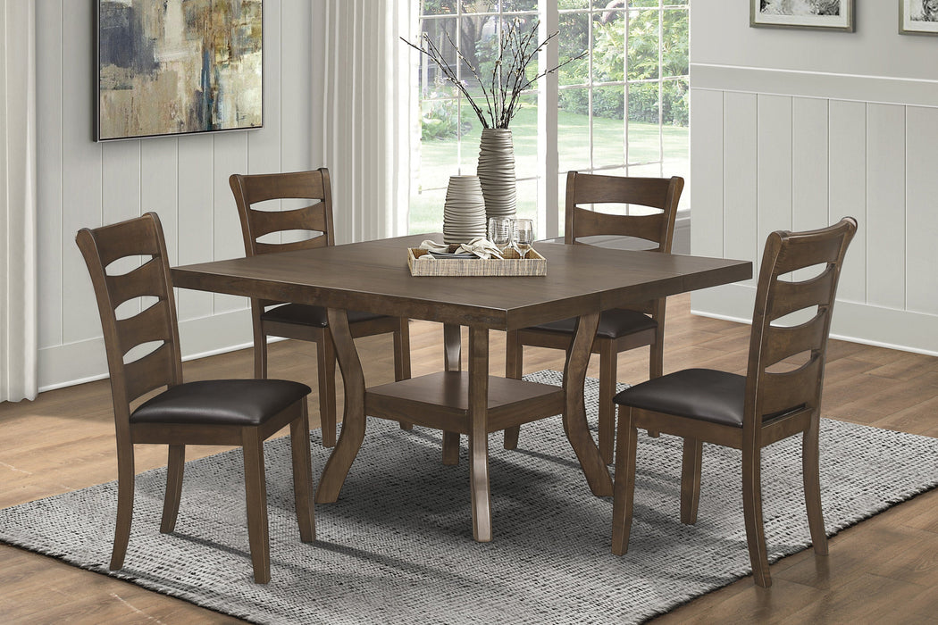 Darla Brown Extendable Dining Set