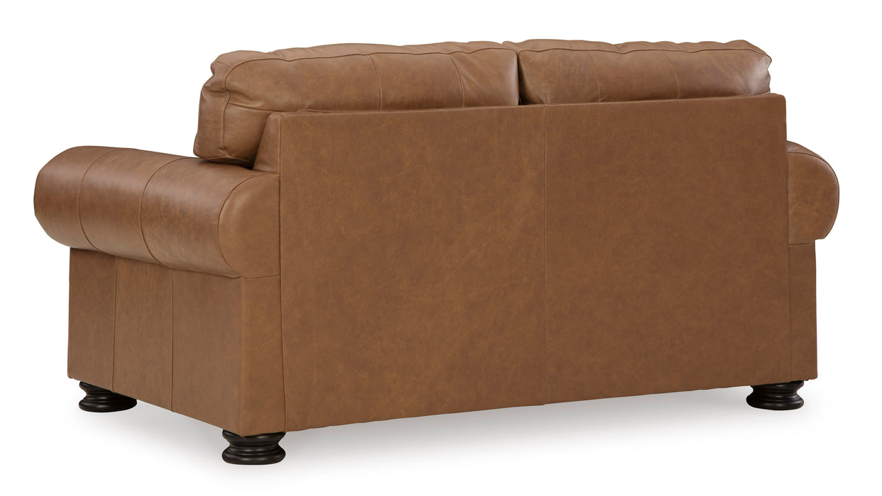 Carianna Caramel Loveseat