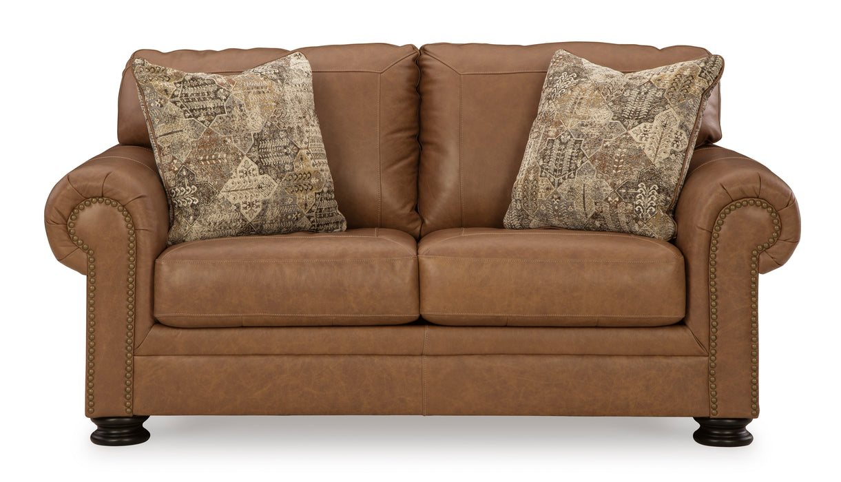 Carianna Caramel Loveseat