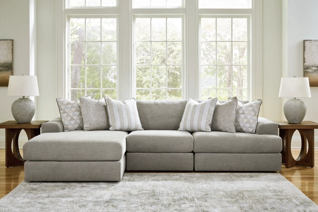 Avaliyah 3-Piece Ash LAF Sectional with Chaise