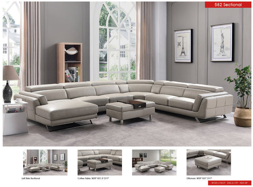 582 Sectional Left - i28238 - Lara Furniture