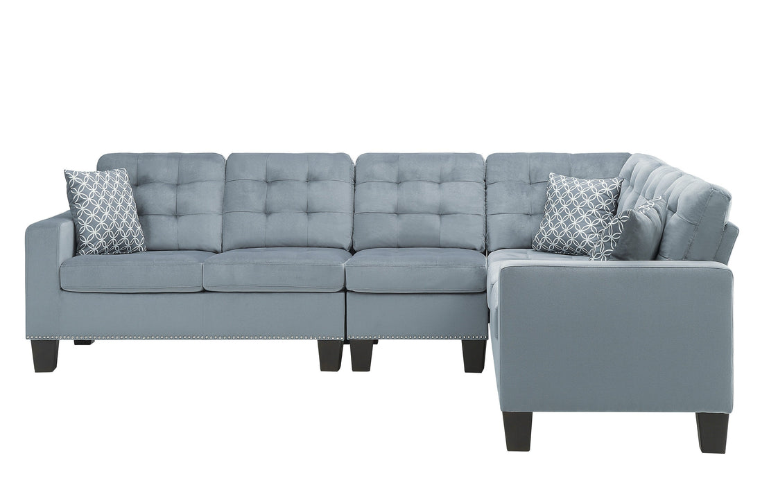 Lantana New Gray Reversible Sectional