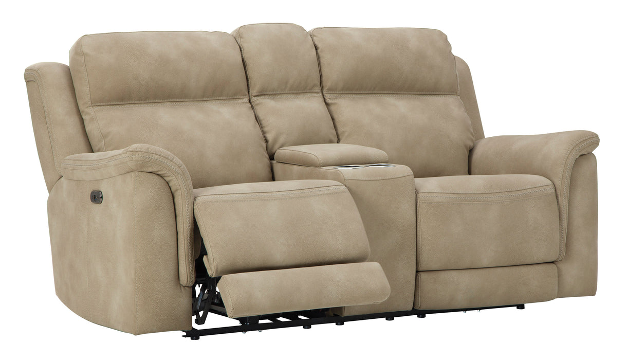 Next-Gen DuraPella Sand Power Reclining Living Room Set - Lara Furniture