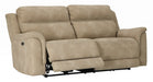 Next-Gen DuraPella Sand Power Reclining Living Room Set - Lara Furniture