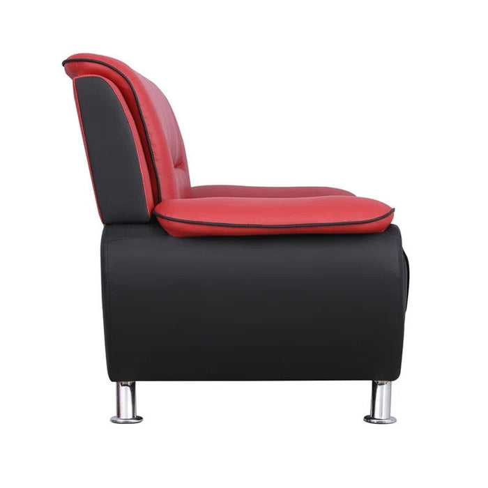 New York Red & Black Modern Living Room Set