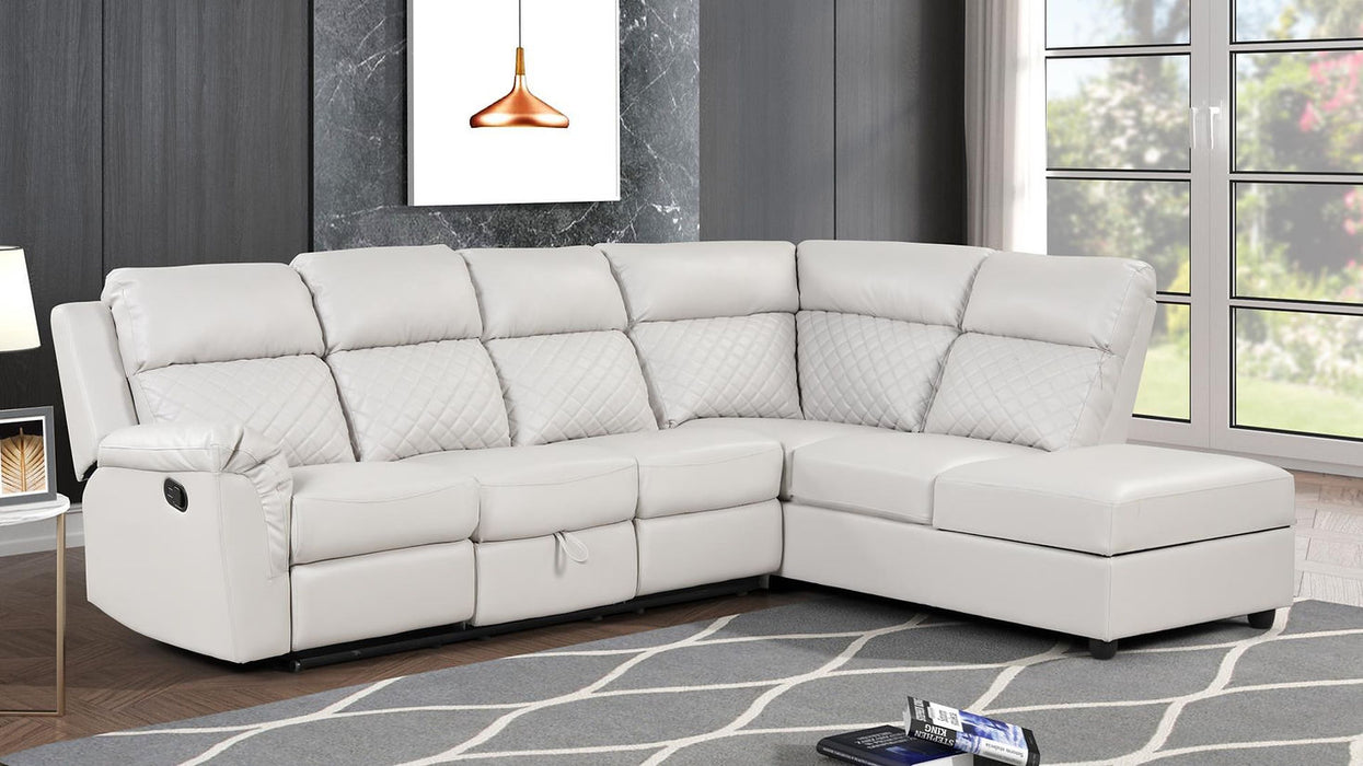 Charlotte Ice Manuel Reclining Sectional
