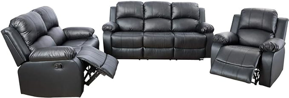 Wesley Chapel Black Reclining Living Room Set