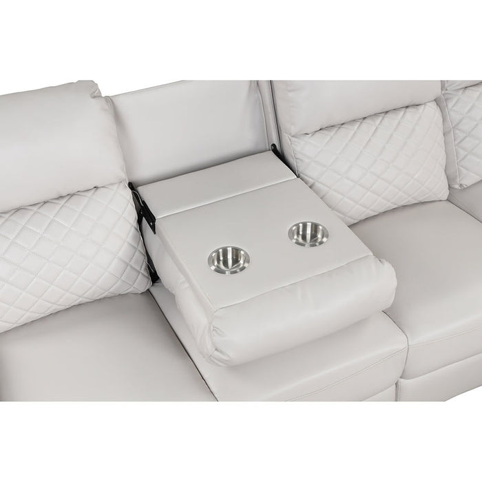 Charlotte Ice Manuel Reclining Sectional