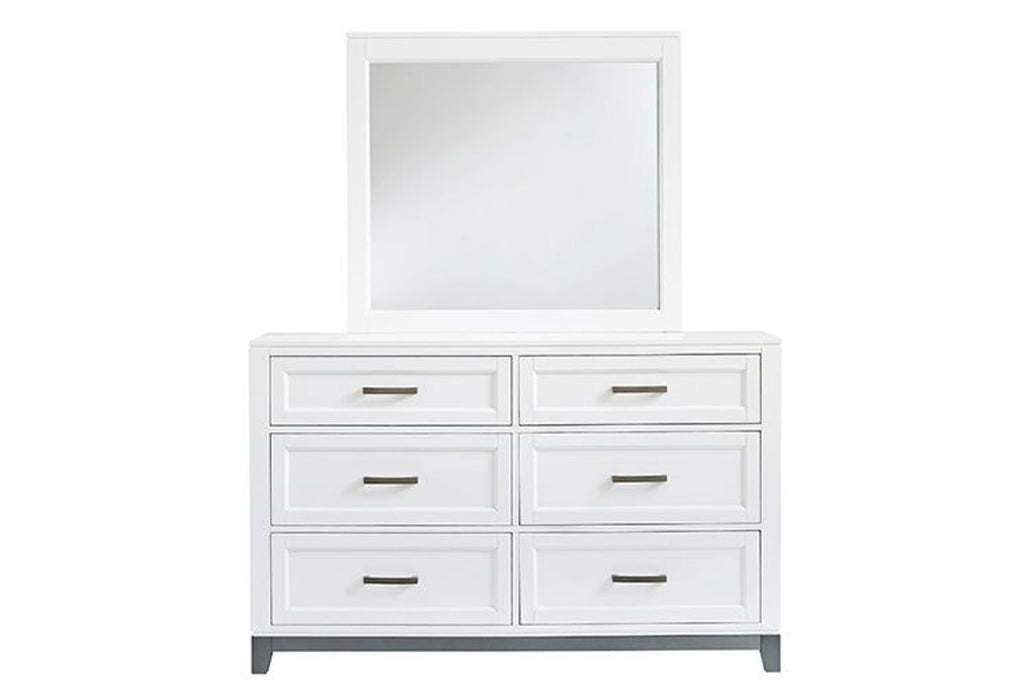 Alexa White Storage Platform Bedroom Set