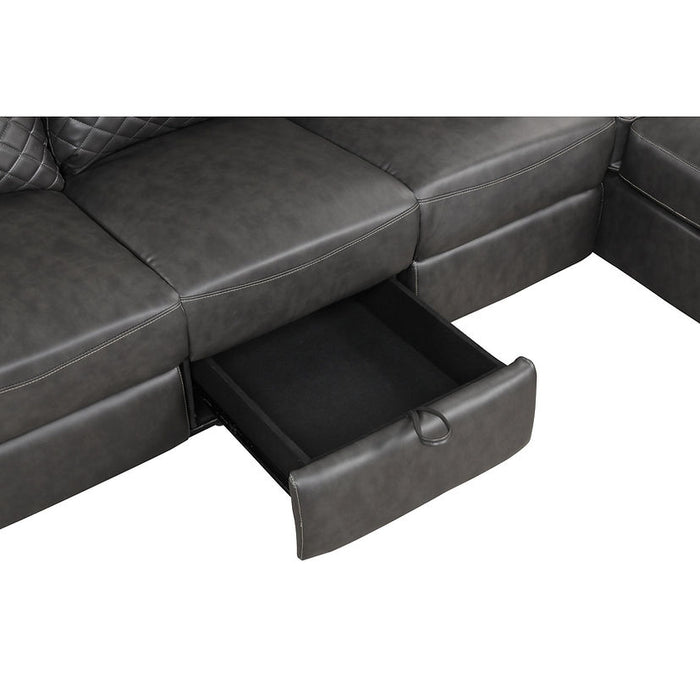 Charlotte Gray Manuel Reclining Sectional
