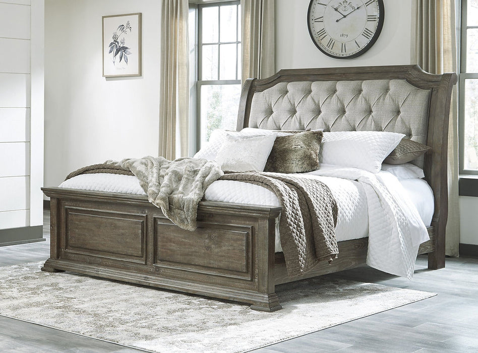 Wendy Rustic Brown Panel Bedroom Set