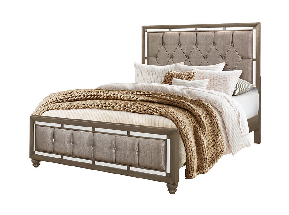 Ivy Champagne Panel Bedroom Set