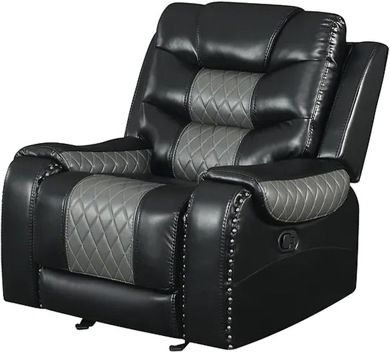 South Sarasota Black Reclining Living Room Set