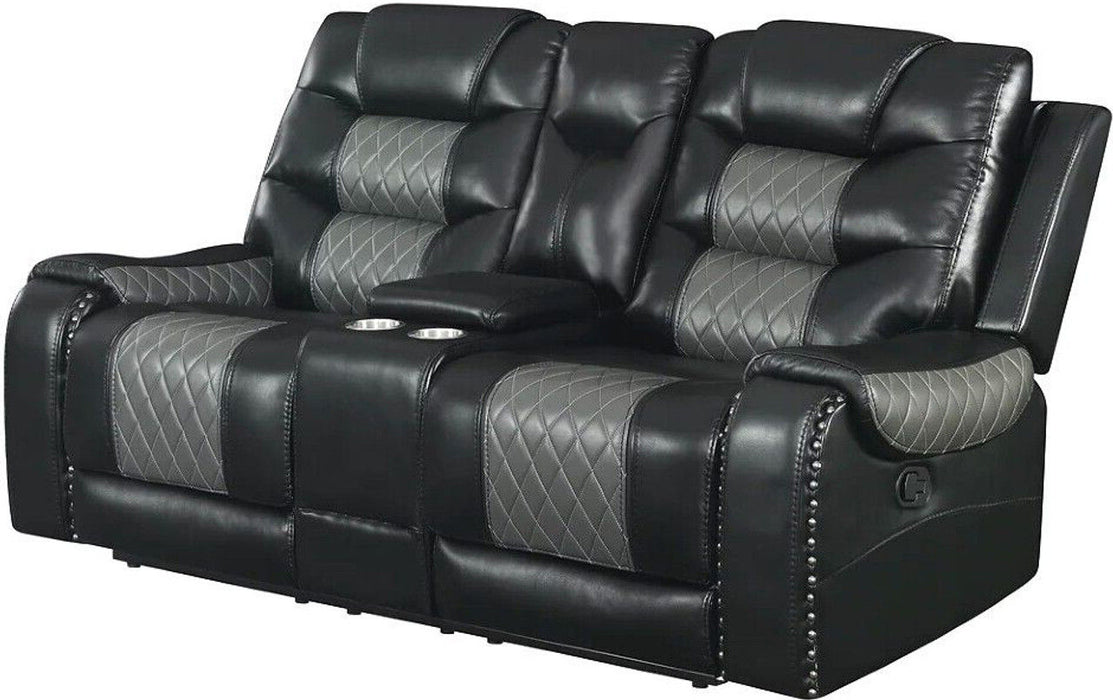 South Sarasota Black Reclining Living Room Set