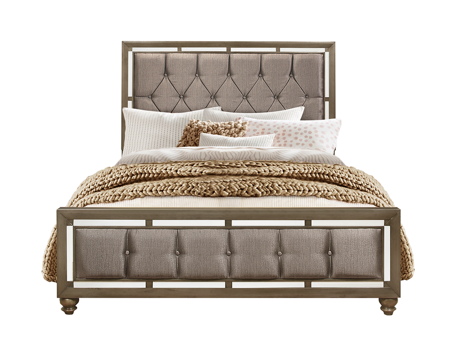 Ivy Champagne Panel Bedroom Set