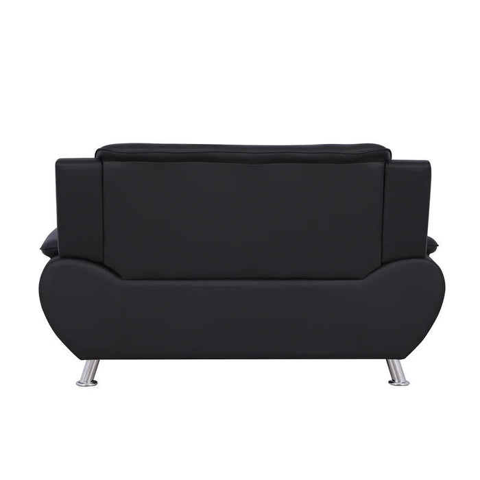 New York Black Modern Living Room Set