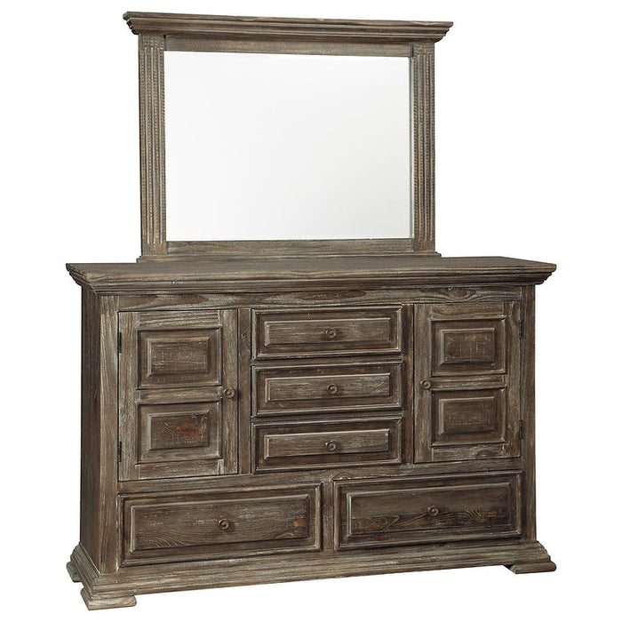 Wendy Rustic Brown Panel Bedroom Set