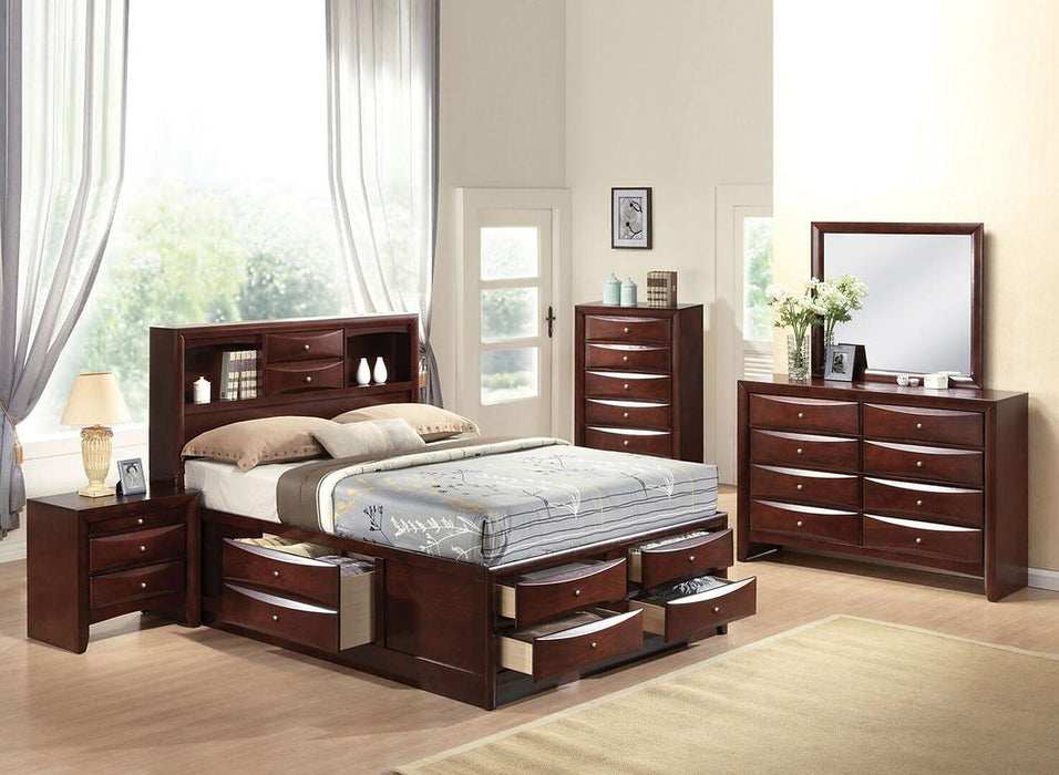 Ashley Brown Storage Platform Bedroom Set