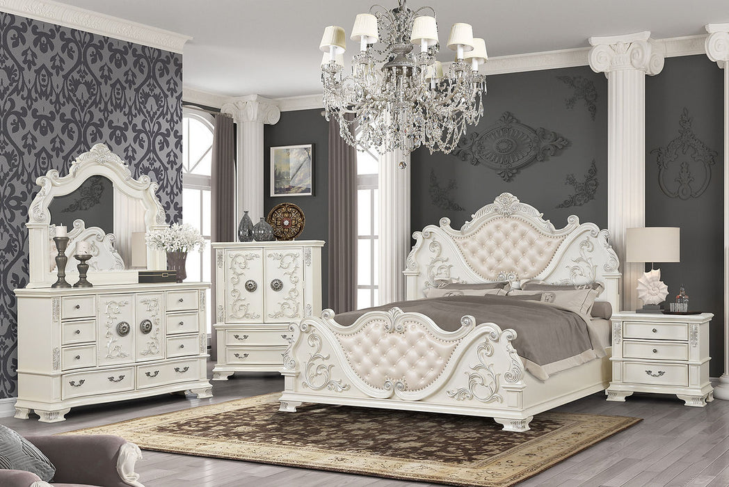 Botania Traditional Style Panel Bedroom Set