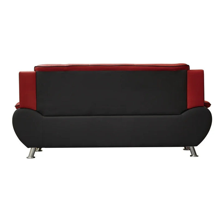 New York Red & Black Modern Living Room Set