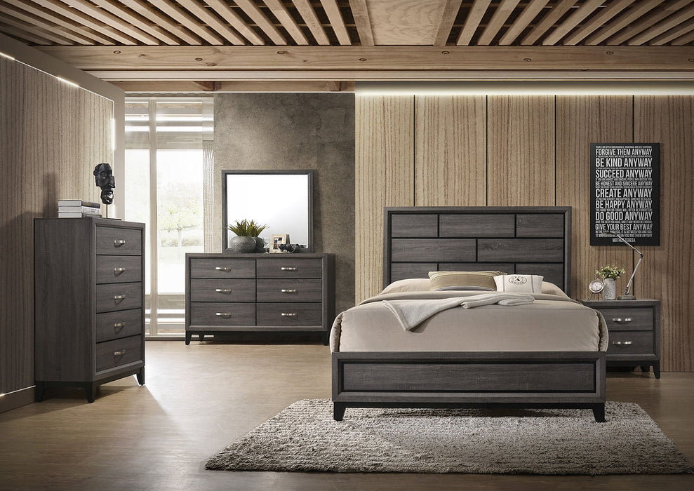 Caroline Gray Panel Bedroom Set