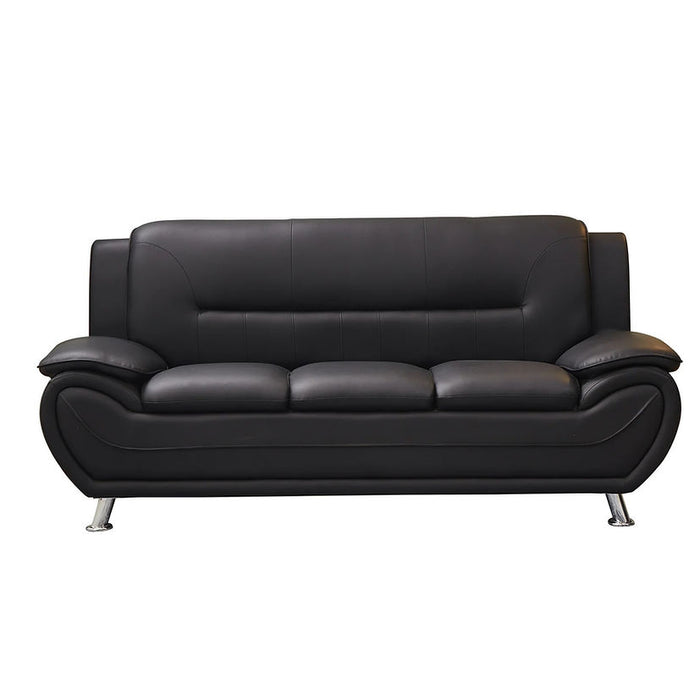 New York Black Modern Living Room Set