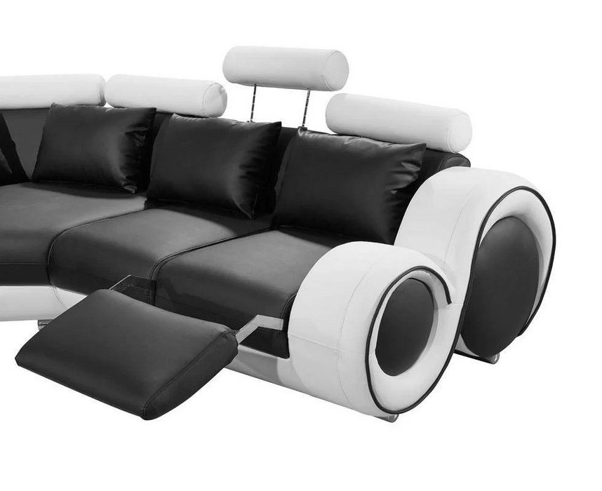 Washington Black & White 3 Piece Sectional