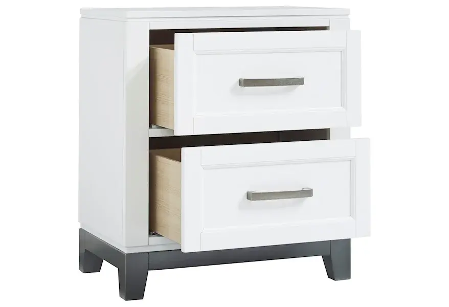 Alexa White Storage Platform Bedroom Set