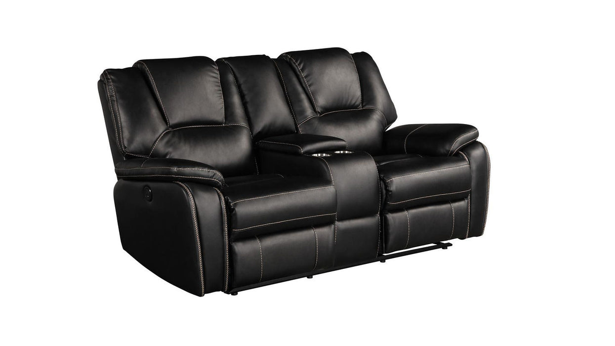 Boston Black Power Reclining Living Room Set