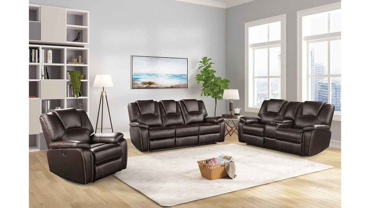 Boston Brown Power Reclining Living Room Set